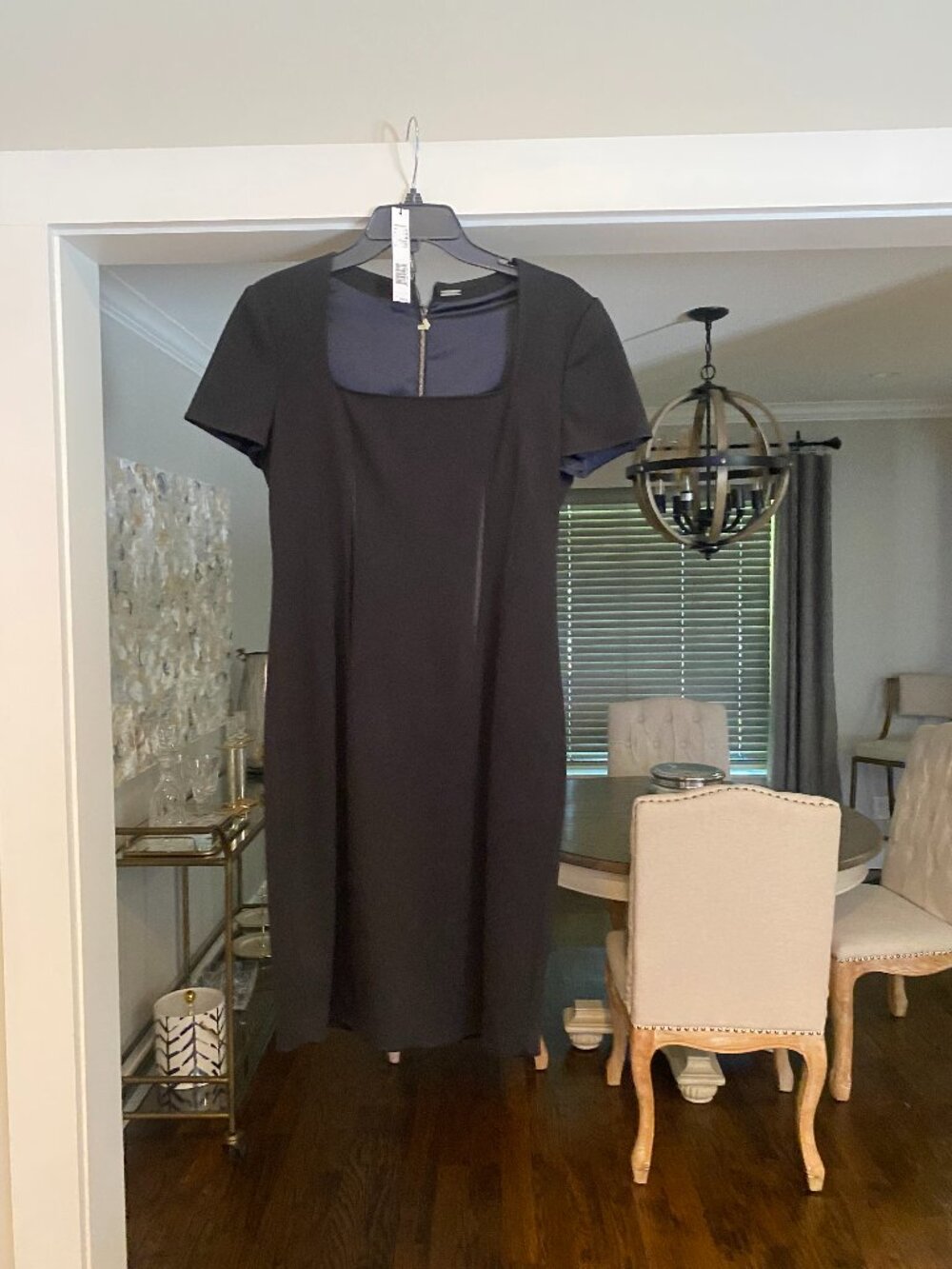 Elle Tahari Black Sumara Dress - Size 8